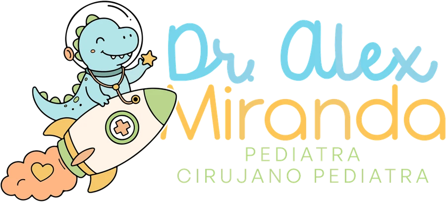 Logotipo Dr. Alex Miranda, pediatra y cirujano pediatra